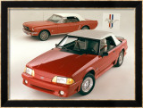 Ford Mustang Convertibles Lámina giclée enmarcada
