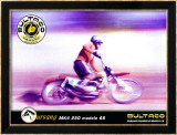 Bultaco Pursang Lámina giclée enmarcada