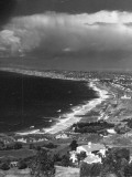 Aerial of Santa Monica Bay Premium fotografisk trykk av Horace Bristol