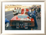 1966 LeMans Estampe encadrée