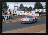1966 LeMans Estampe encadrée