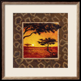 Savannah Sunset I Pósters por Madou