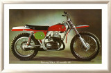 Bultaco Pursang MK4 Motorcycle Framed Giclee Print