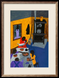 Voici une famille vivant à Harlem (1943) Poster par Jacob Lawrence