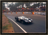 1966 LeMans Estampe encadrée