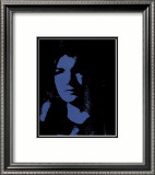 Jackie, c.1964 (Blue on Black) Pósters por Andy Warhol
