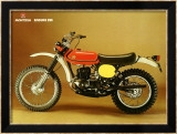 Montesa Enduro 250 Motorcycle Lámina giclée enmarcada