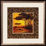 Savannah Sunset II Láminas por Madou