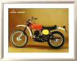Montesa Enduro 250 Motorcycle Lámina giclée enmarcada