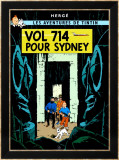 Vol 714 pour Sydney, c.1968 Poster von Hergé (Georges Rémi) 