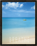 Blue Seas of Barbados Arte por Larry Ulrich