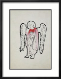 Angel, c.1956 (Red with Halo) Affiche par Andy Warhol