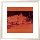 Five Deaths on Orange (Orange Disaster), c.1963 (orange car) Pôsters por Andy Warhol