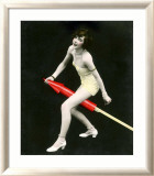 Fourth of July Rocket Girl, c.1925 Gerahmter Giclée-Druck