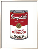 Campbell's Soup I: Cream of Mushroom, c.1968 Affiches par Andy Warhol