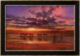 African Sunset Pósters por Jonathan Sanders
