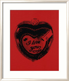 Heart, c.1984 (I Love You) Affiche par Andy Warhol