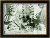 Canton China Opium Den Gerahmter Giclée-Druck