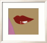 Page from Lips Book, c.1975 Poster von Andy Warhol