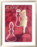 Czech Kocka Chess Movie Poster Lámina giclée enmarcada Czech Kocka Chess Movie Poster Lámina giclée enmarcada