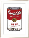 Campbell's Soup I: Beef, c.1968 Lámina por Andy Warhol