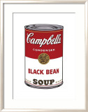 Campbell's Soup I: Black Bean, c.1968 Láminas por Andy Warhol