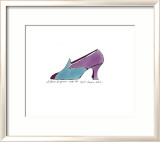 Blue and Purple Shoe, c.1955 Posters par Andy Warhol