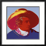 Goethe, c.1982 (Blue Shirt) Kunstdrucke von Andy Warhol