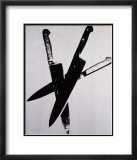 Knives, c.1981-82 (Three Black on Cream) Posteres por Andy Warhol Knives, c.1981-82 (Three Black on Cream) Posteres por Andy Warhol