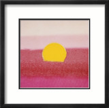 Sunset, c.1972 (hot pink, pink, yellow) Kunstdruck von Andy Warhol