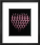 Heart, c.1979-84 (Pink, Patterned on Black) Julisteet tekijänä Andy Warhol Heart, c.1979-84 (Pink, Patterned on Black) Julisteet tekijänä Andy Warhol