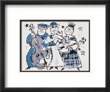 Christmas Card, Three Sprites Playing, c.1955-1960 Arte por Andy Warhol
