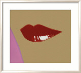 Page from Lips Book, c.1975 Posters par Andy Warhol