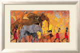 African Procession Prints by Gregory Alexander