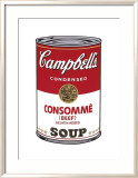 Campbell's Soup I: Consomme, c.1968 Pósters por Andy Warhol Campbell's Soup I: Consomme, c.1968 Pósters por Andy Warhol