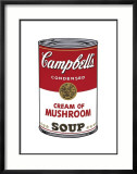 Campbell's Soup I: Cream of Mushroom, c.1968 Affiches par Andy Warhol