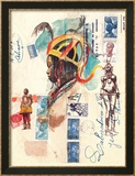 African Costumes Affiches par Marc Lacaze