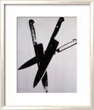 Knives, c.1981-82 (Three Black on Cream) Arte por Andy Warhol Knives, c.1981-82 (Three Black on Cream) Arte por Andy Warhol