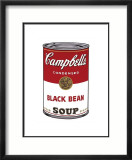 Campbell's Soup I: Black Bean, c.1968 Pósters por Andy Warhol Campbell's Soup I: Black Bean, c.1968 Pósters por Andy Warhol