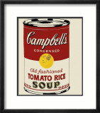 Campbell's Soup Can, c.1962 (Old Fashioned Tomato Rice) Affiches par Andy Warhol