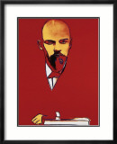 Red Lenin, c.1987 Plakater af Andy Warhol