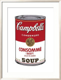 Campbell's Soup I: Consomme, c.1968 Pósters por Andy Warhol