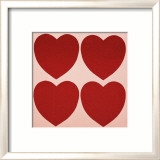 Hearts, c.1979-84 Poster autor Andy Warhol