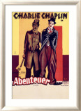Charlie Chaplin, Abenteuer Indrammet giclee-tryk