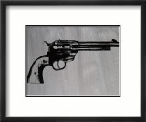 Gun, c.1981 (black on gray) Posters par Andy Warhol