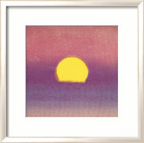 Sunset, c.1972 (pink, purple, yellow) Affiches par Andy Warhol