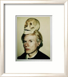 Self-Portrait with Skull, c.1977 Láminas por Andy Warhol Self-Portrait with Skull, c.1977 Láminas por Andy Warhol