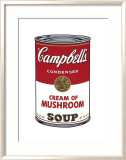 Campbell's Soup I: Cream of Mushroom, c.1968 Pósters por Andy Warhol Campbell's Soup I: Cream of Mushroom, c.1968 Pósters por Andy Warhol