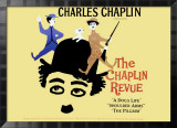 The Charlie Chaplin Revue Movie Poster Lámina giclée enmarcada