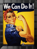 Wir können das!|We Can Do It! (Rosie the Riveter) Poster von J. Howard Miller